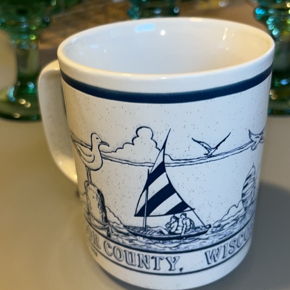 Door County White Ceramic Mug - Picture 8 of 12